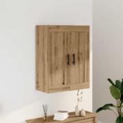 vidaXL Väggskåp ek 69,5x34x90 cm konstruerat trä