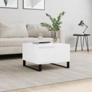 vidaXL Soffbord vit 55x55x36,5 cm konstruerat trä