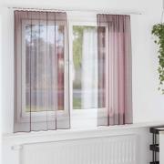 vidaXL Voile gardiner med stångfickor 2 st lila
