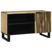 vidaXL TV-byrå Brun 80 x 33 x 46 cm massivt mangoträ