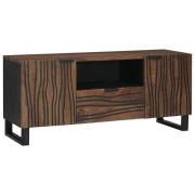 vidaXL TV Enheter med låda Valnöt 105 x 33 x 46 cm Konstruerat trä