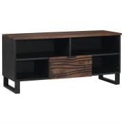 vidaXL TV-skåp med låda Brun 105 x 33 x 46 cm massivt mangoträ