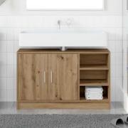 vidaXL Diskho Skåp Artisan Ek 90 x 29 x 55 cm Konstruerat trä