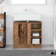 vidaXL Diskho Skåp Gammalt trä 63 x 29 x 55 cm Konstruerat trä
