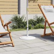 vidaXL Parasollfot vit 45x45x30 cm gjutjärn