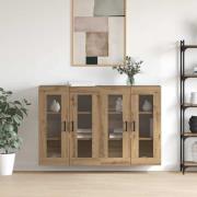vidaXL Väggmonterade Skåp 2 pcs artisan ek 69.5 x 34 x 90 cm