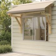 vidaXL Entrétak 200x100x100 cm massiv furu