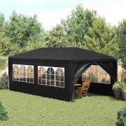 vidaXL Partytält 3x6 m antracit