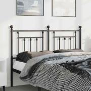vidaXL Ersättningsgavel metall svart 150 cm