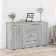 vidaXL Sideboard med låda Grå sonoma 120 x 36 x 69 cm Konstruerat trä