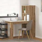 vidaXL Skrivbord artisan ek 122 x 67 x 145 cm Konstruerat trä