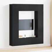 vidaXL TV-skåp 8 pcs Svart 80 x 30 x 30 cm Konstruerat trä