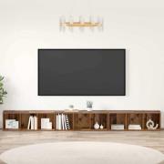 vidaXL TV-skåp 3 pcs Gammalt trä 37 x 35 x 107.5 cm Träkomposit