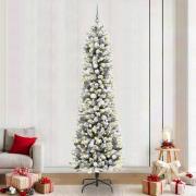 vidaXL Smal julgran with Decorative String Lights Vit 240 cm PVC