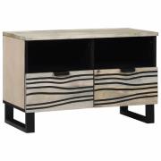 vidaXL TV Enheter med låda Vit 70 x 33 x 46 cm Konstruerat trä