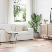 vidaXL Matta Beige 160 x 230 cm Polyester