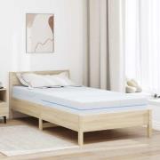vidaXL Madrass Vit 120 x 200 cm Skum