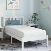 vidaXL Madrass Vit 80 x 160 cm Polyester