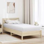 vidaXL Madrass Vit 100 x 200 cm Polyester