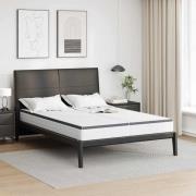 vidaXL Madrass 2 pcs Vit, Grå 70 x 190 cm Stickad tyg