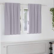 vidaXL Mörkläggningsgardiner med gardiner Ljust Rosa Polyester