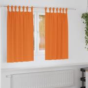 vidaXL Mörkläggningsgardiner med gardiner Ljust Rosa Polyester