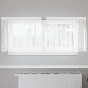 vidaXL Gardiner med gardiner Blommor Vit 200 x 80 cm Polyester