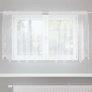 vidaXL Gardiner med gardiner Vit 500x100cm Polyester