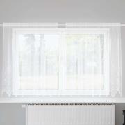 vidaXL Gardiner med gardiner Vit 500x100cm Polyester