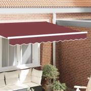 vidaXL Markisvalance Vinröd 2.3 x 0.2 m Kanvas