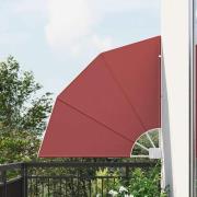 vidaXL Balkongskärm Terracotta 115 x 115 cm Polyester