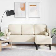 vidaXL Soffset Linné 173 x 131 x 67 cm tyg