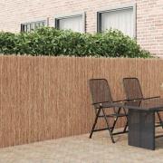 vidaXL Rishäck Brun 400 x 150 cm Borstkvist