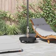 vidaXL Parasollfot Svart 45 x 45 x 45 cm Granit