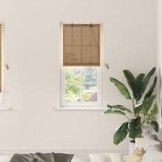vidaXL Fönsterpersienner & Gardiner Övrigt Ljusbrun Bambu