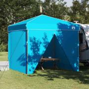 vidaXL Pop-up Markistält Blå 250 x 250 cm tyg