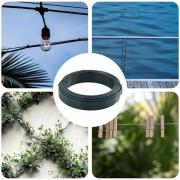 vidaXL Stängsel binds tråd Grön 33 m PVC