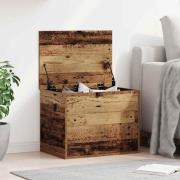 vidaXL Förvaringslåda Gammalt trä 60 x 42 x 46 cm Konstruerat trä
