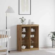 vidaXL Sideboard artisan ek 41 x 37 x 100 cm Konstruerat trä