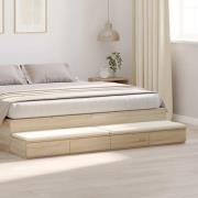 vidaXL Sänglådor Sonoma ek 180 x 36.5 x 16.5 cm Konstruerat trä