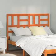 vidaXL Sänghuvugavel Vaxbrun 145,5 x 4 x 104 cm Massiv furu