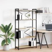 vidaXL Hyllsystem Sonoma-ek 80 x 30 x 155 cm Konstruerat trä