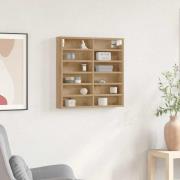 vidaXL Visningsskåp Artisan Ek 60 x 8,5 x 58 cm Konstruerat trä