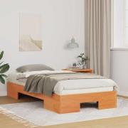 vidaXL Sängram Brun 75 x 190 cm