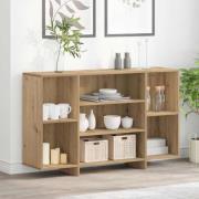 vidaXL Sideboard artisan ek 120 x 30 x 75 cm Konstruerat trä