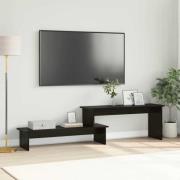 vidaXL TV-skåp Svart ek 180 x 30 x 43 cm Konstruerat trä