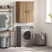 vidaXL Väggskåp artisan ek 69.5 x 34 x 90 cm Konstruerat trä