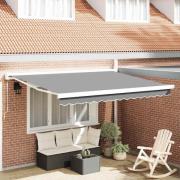 Markis Vit 3 x 2,5 m Metall