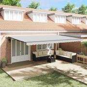 vidaXL Markis med Antracit 6 × 3,5 m Metall