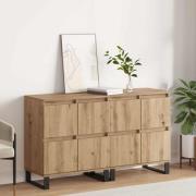 vidaXL Sideboard 2 pcs Artisan Ek 60 x 35 x 70 cm